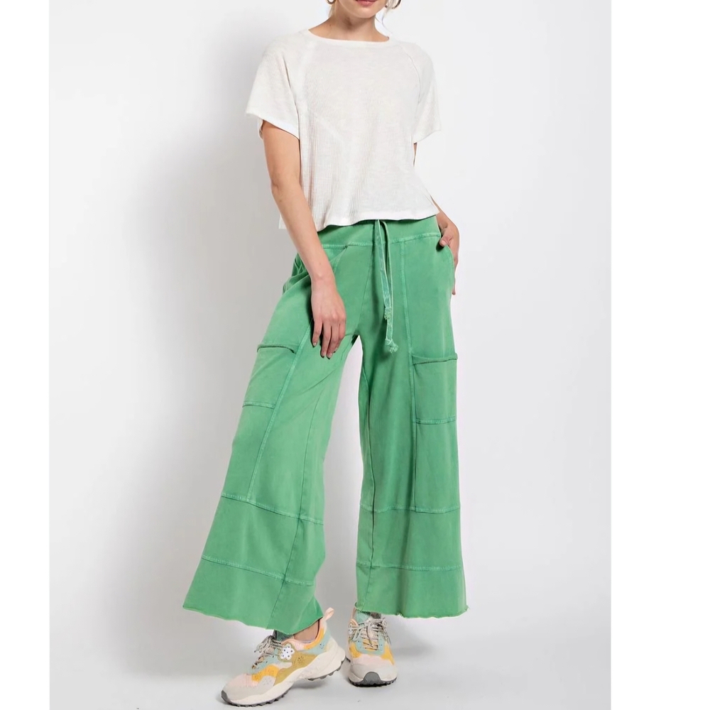 Easel Women's Palazzo Sweat Pants